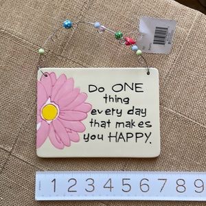 Ceramic sign